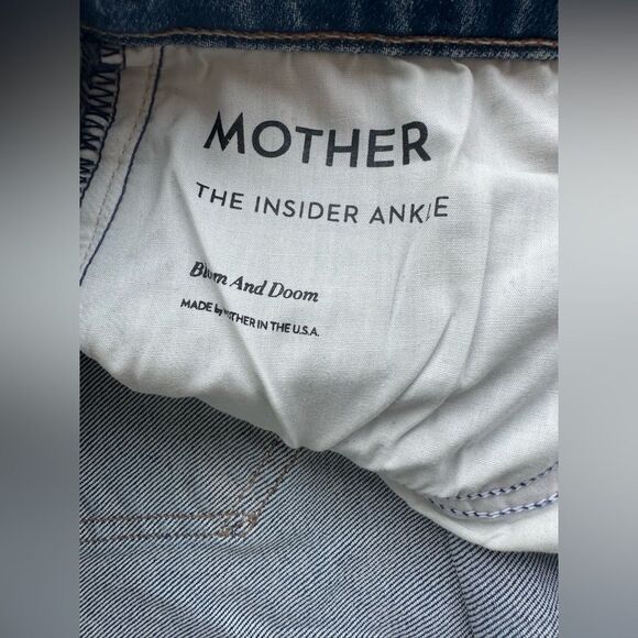 Mother Denim Insider Ankle Flare Bootcut Jeans in Bloom and Doom Size 29 - Picture 7 of 8